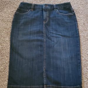 Chico's Jean Skirt